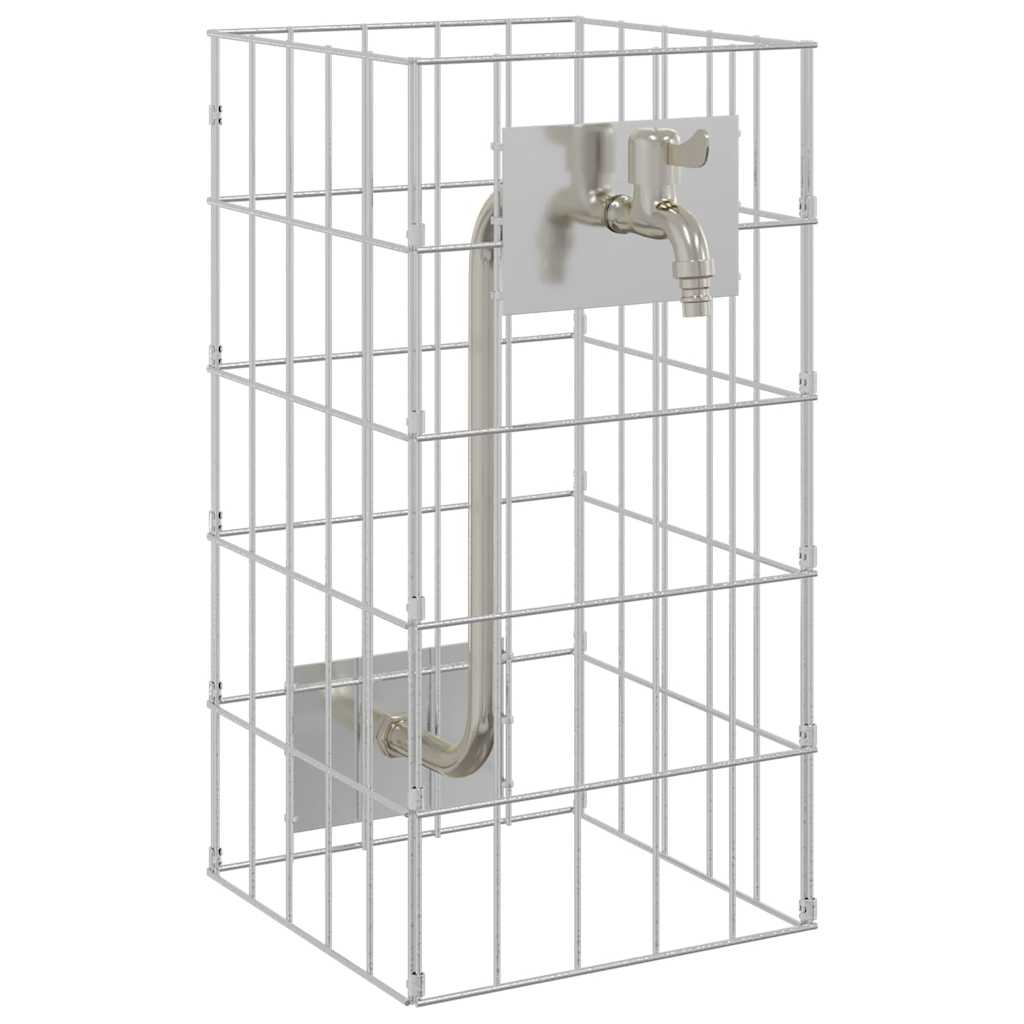 Gabion Kraan Zilver 26 x 25 x 50 cm Roestvrij staal is nu te koop bij PeponiXL, paradijselijk wonen!