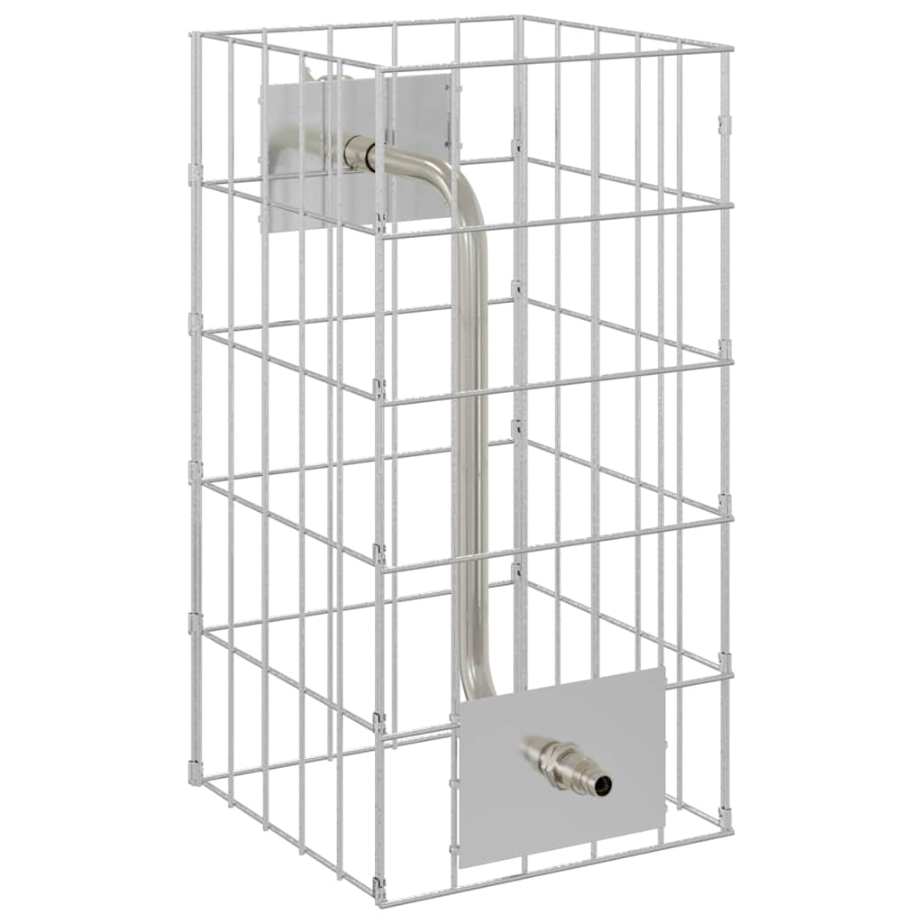 Gabion Kraan Zilver 26 x 25 x 50 cm Roestvrij staal is nu te koop bij PeponiXL, paradijselijk wonen!