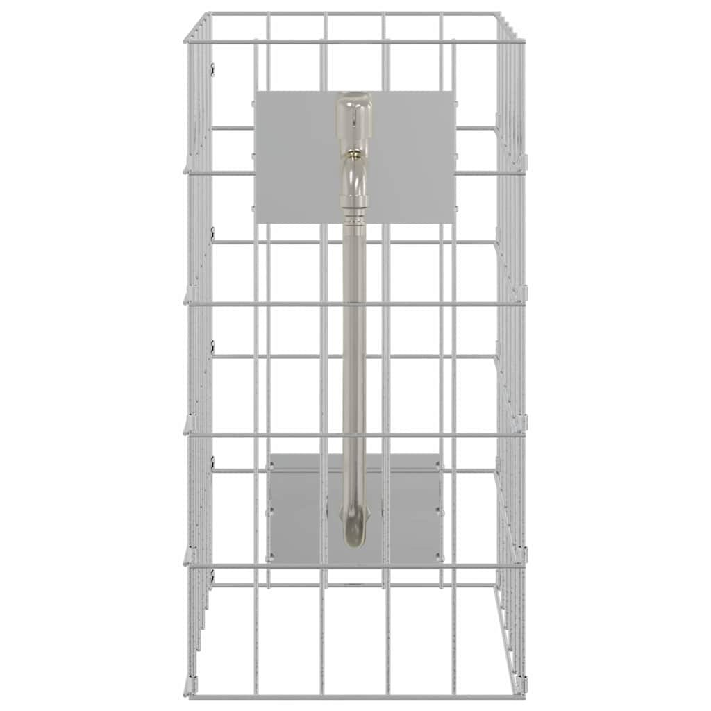 Gabion Kraan Zilver 26 x 25 x 50 cm Roestvrij staal is nu te koop bij PeponiXL, paradijselijk wonen!