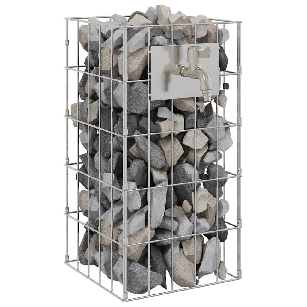Gabion Kraan Zilver 26 x 25 x 50 cm Roestvrij staal is nu te koop bij PeponiXL, paradijselijk wonen!