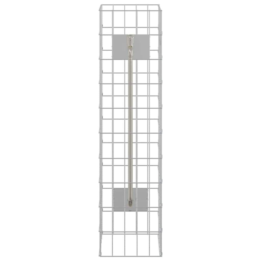 Gabion Kraan Zilver 25 x 25 x 100 cm Roestvrij staal is nu te koop bij PeponiXL, paradijselijk wonen!