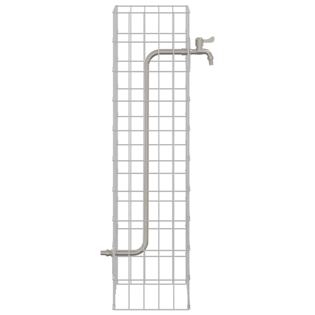 Gabion Kraan Zilver 25 x 25 x 100 cm Roestvrij staal is nu te koop bij PeponiXL, paradijselijk wonen!