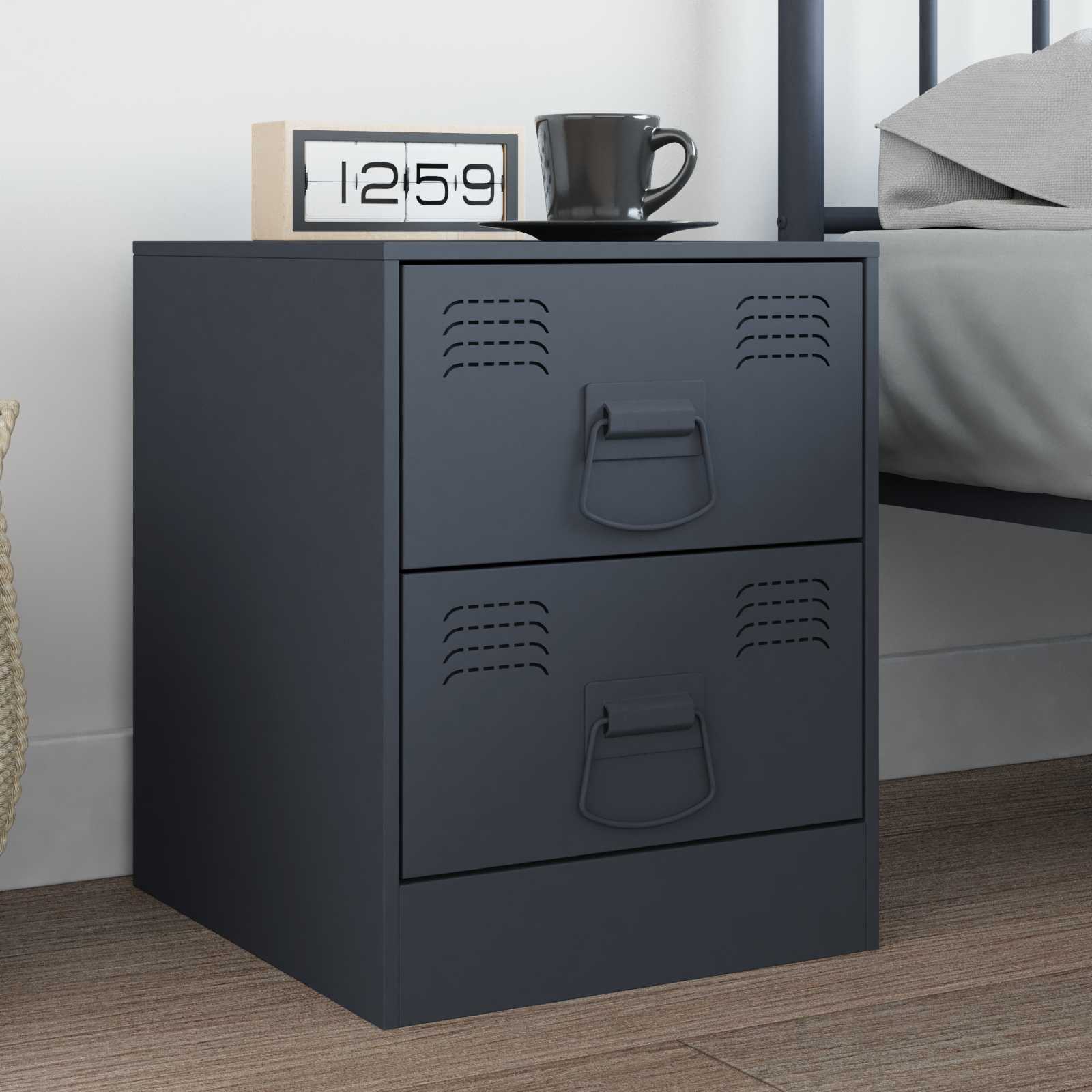 Kast Handvatten 2 pcs Antraciet 85 x 45 mm Metaal is nu te koop bij PeponiXL, paradijselijk wonen!