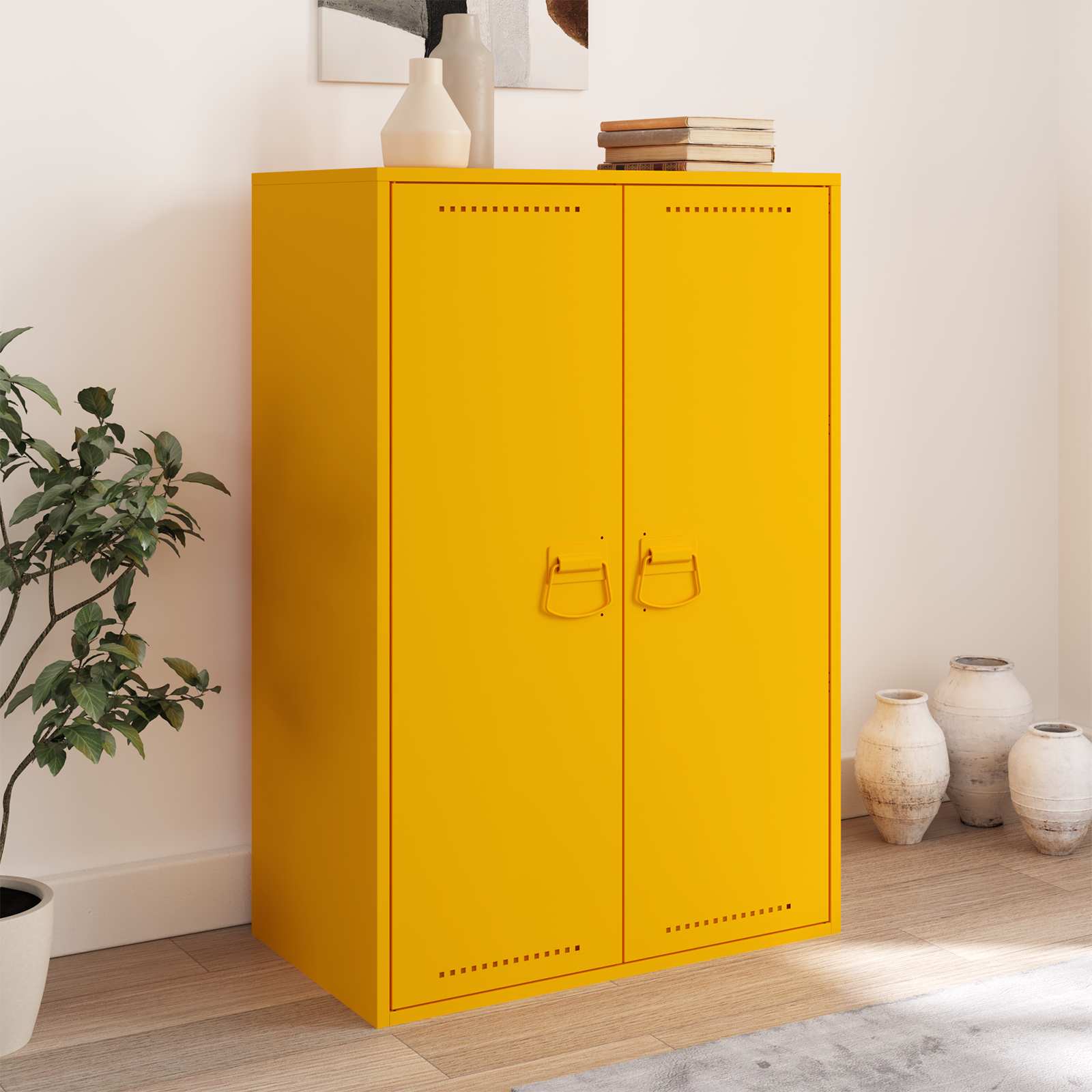 Kast Handvatten 2 pcs Mosterdgeel 85 x 45 mm Metaal is nu te koop bij PeponiXL, paradijselijk wonen!