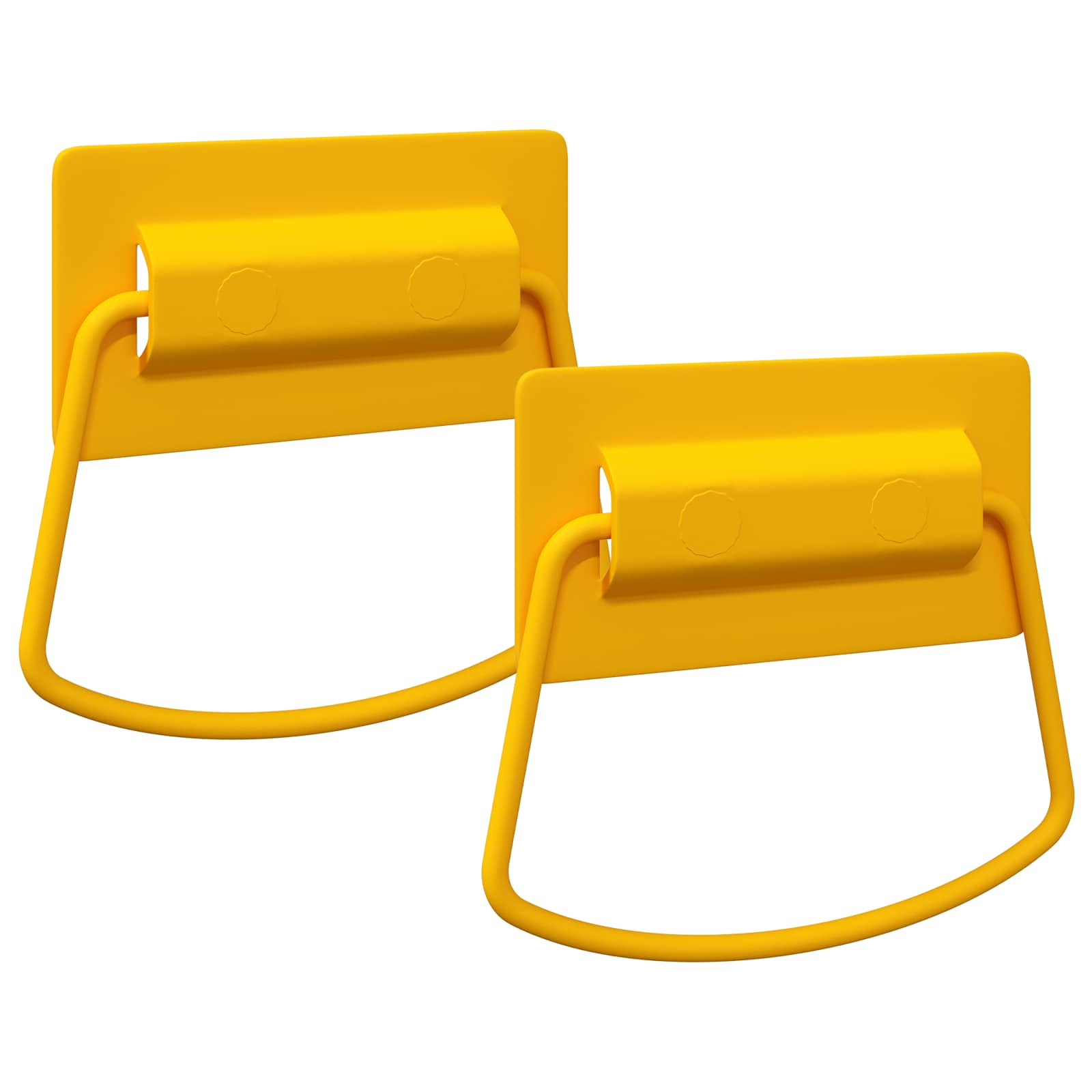 Kast Handvatten 2 pcs Mosterdgeel 85 x 45 mm Metaal is nu te koop bij PeponiXL, paradijselijk wonen!