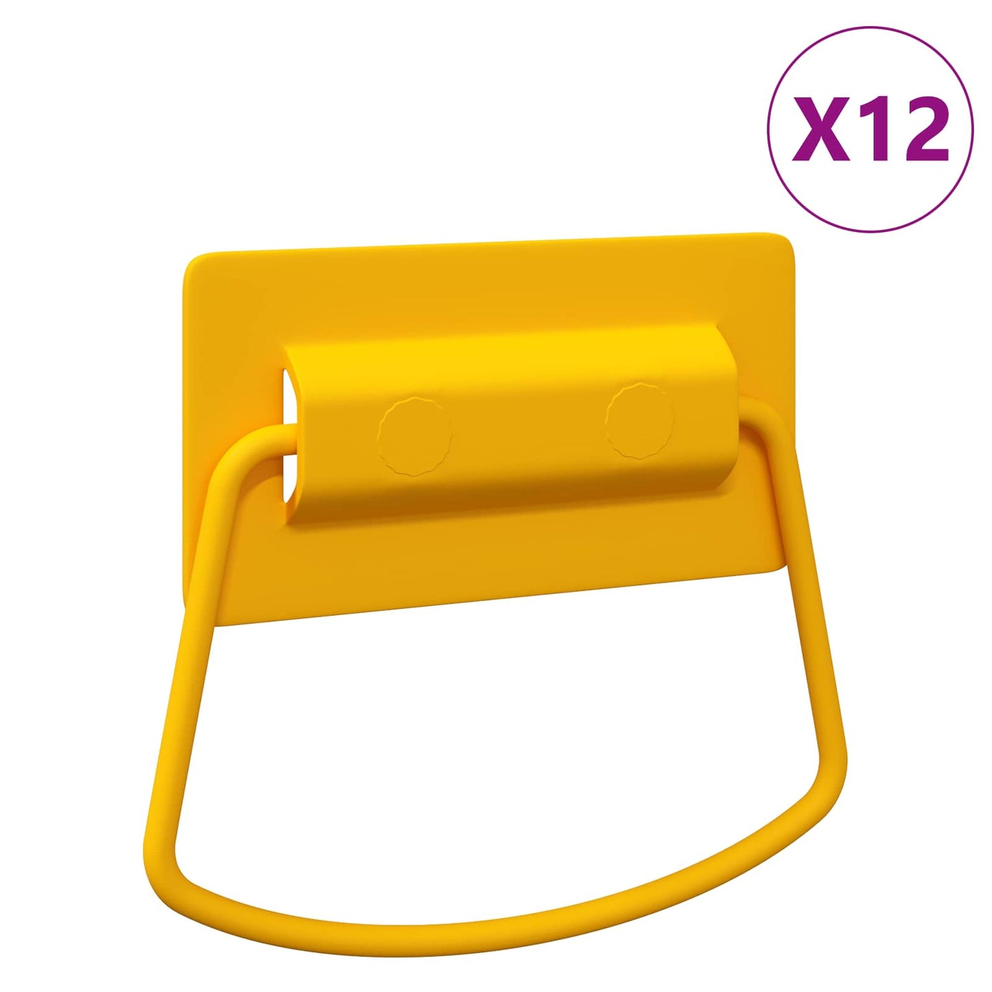 Kast Handvatten 12 pcs Mosterdgeel 85 x 45 mm Metaal is nu te koop bij PeponiXL, paradijselijk wonen!