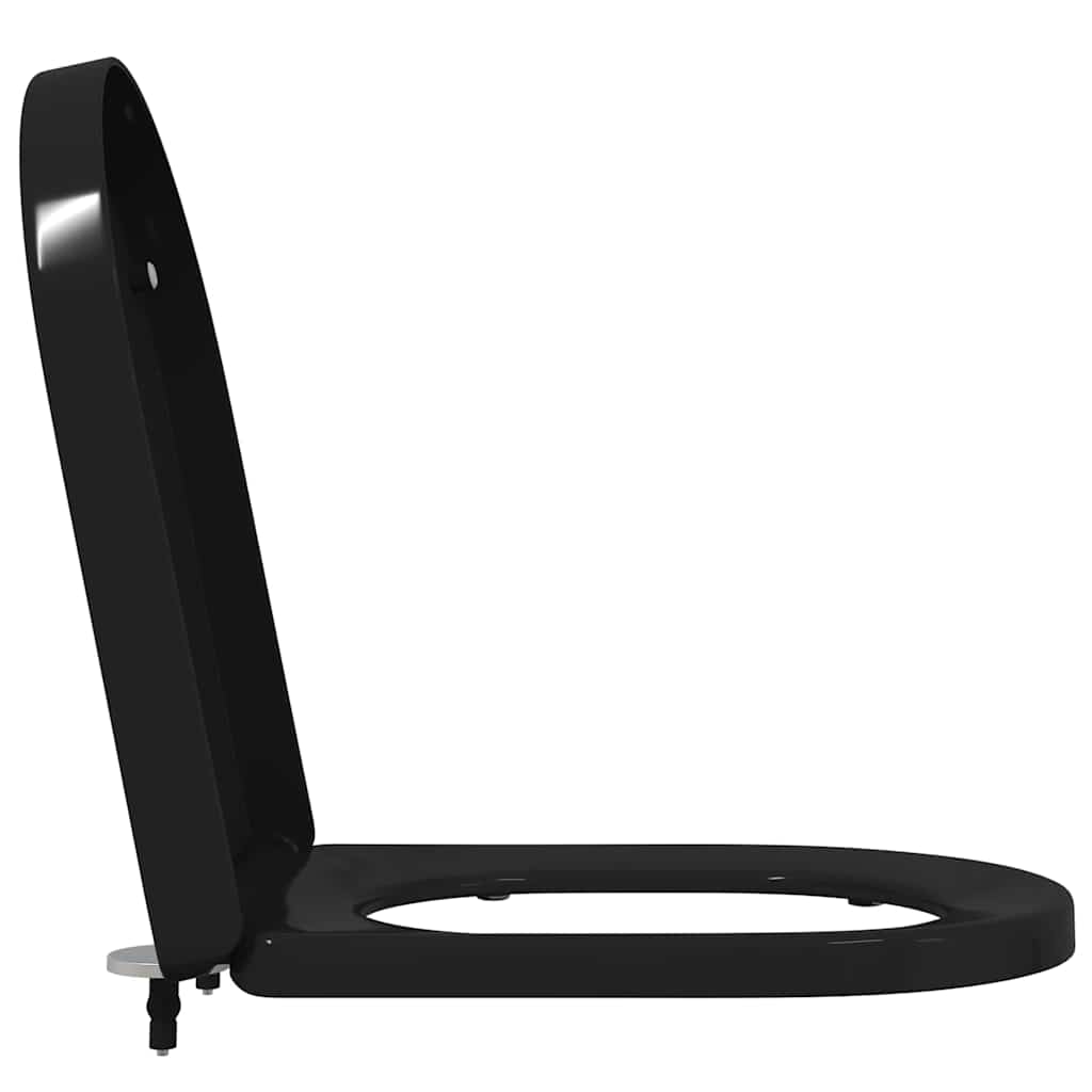 Toiletzitting Zwart 48 x 36,5 x 4,5 cm Polypropyleen is nu te koop bij PeponiXL, paradijselijk wonen!