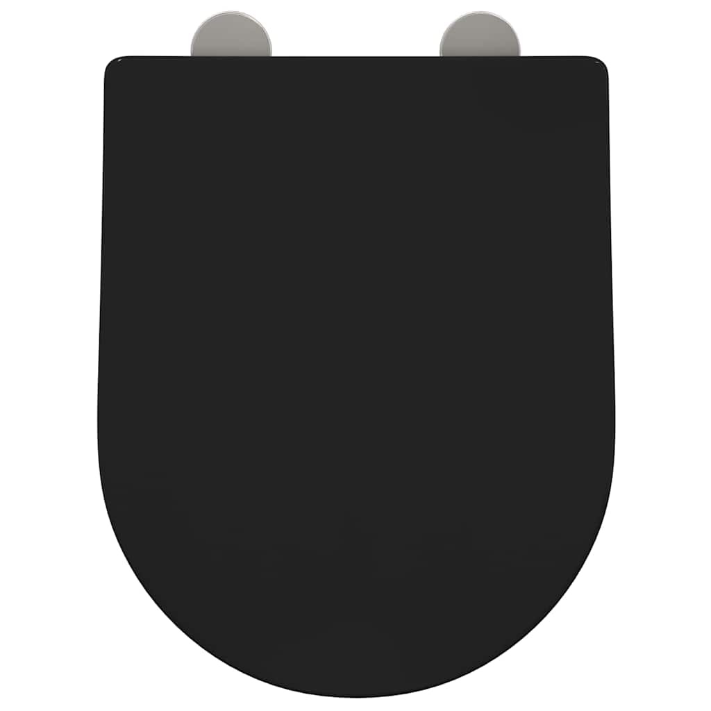 Toiletzitting Zwart 48 x 36,5 x 4,5 cm Polypropyleen is nu te koop bij PeponiXL, paradijselijk wonen!
