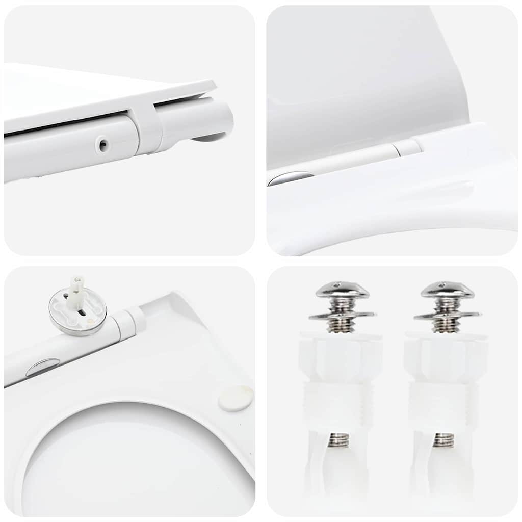 Toiletzitting Verstelbaar Wit 48,5 x 36 x 5 cm Polypropyleen is nu te koop bij PeponiXL, paradijselijk wonen!