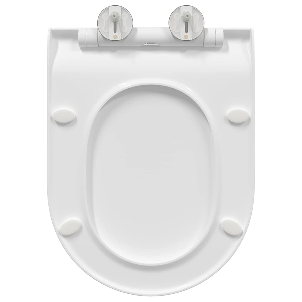 Toiletzitting Verstelbaar Wit 50 x 36,5 x 5 cm Polypropyleen is nu te koop bij PeponiXL, paradijselijk wonen!