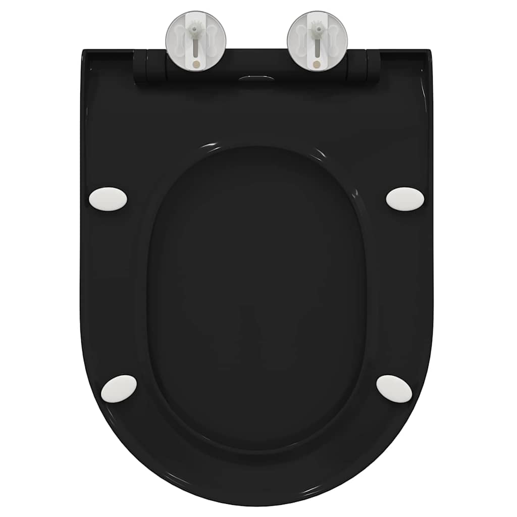 Toiletzitting Verstelbaar Zwart 50 x 36,5 x 5 cm Polypropyleen is nu te koop bij PeponiXL, paradijselijk wonen!