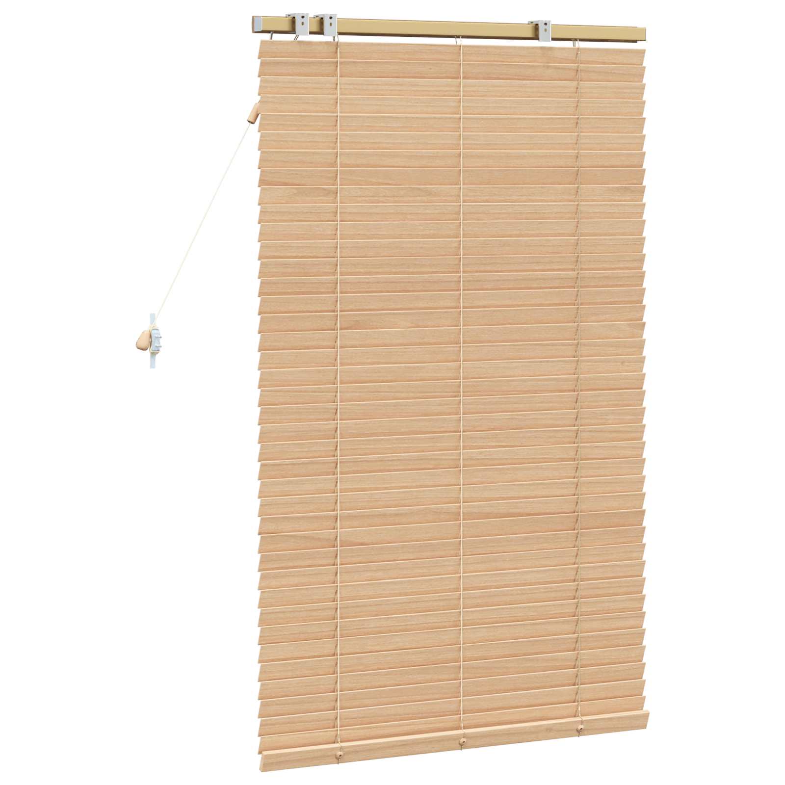 Jaloezie Eiken Look 75 x 130 cm 35 mm Massief Paulowniahout is nu te koop bij PeponiXL, paradijselijk wonen!
