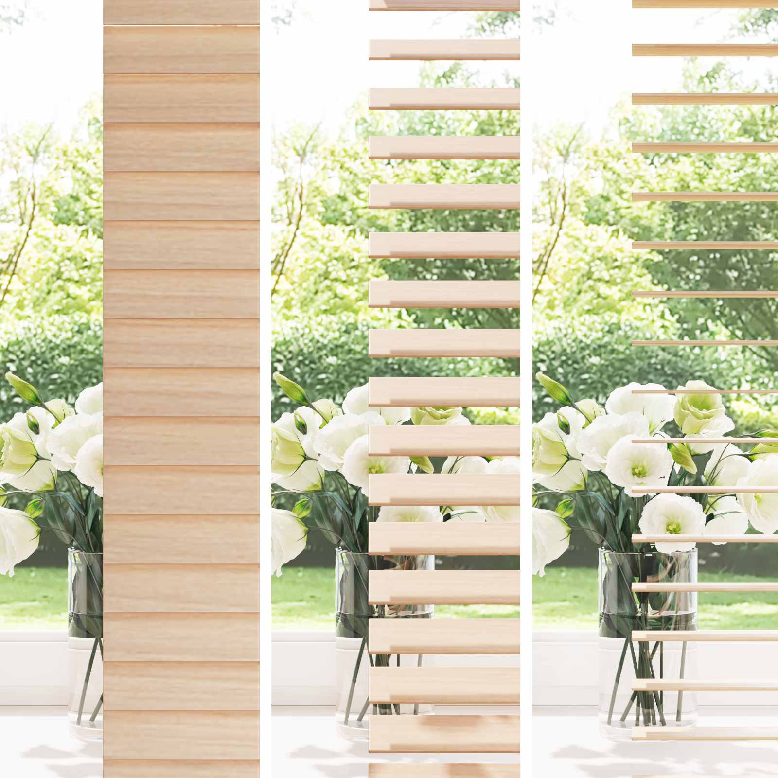 Jaloezie Eiken Look 115 x 130 cm 35 mm Massief Paulowniahout is nu te koop bij PeponiXL, paradijselijk wonen!