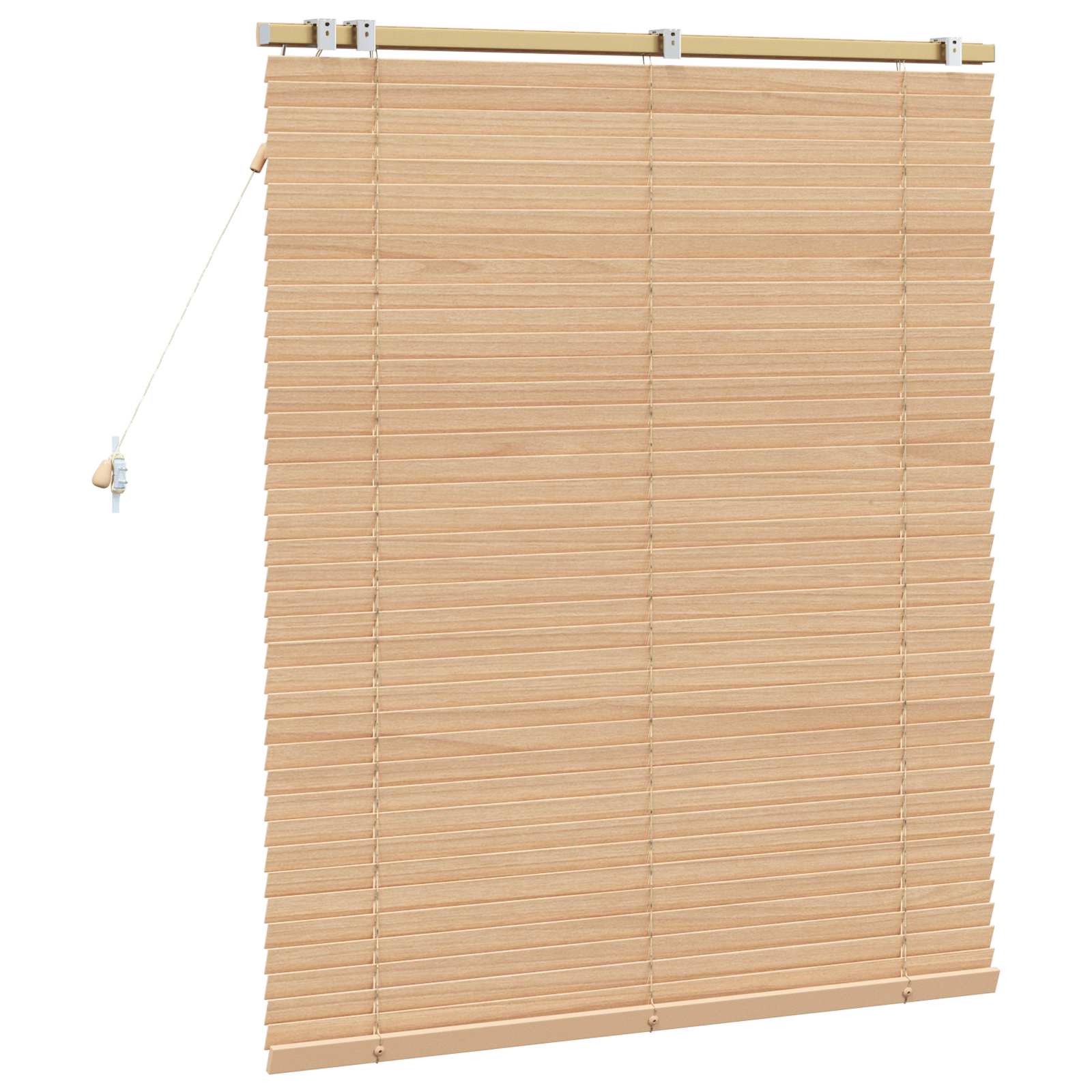 Jaloezie Eiken Look 120 x 130 cm 35 mm Massief Paulowniahout is nu te koop bij PeponiXL, paradijselijk wonen!