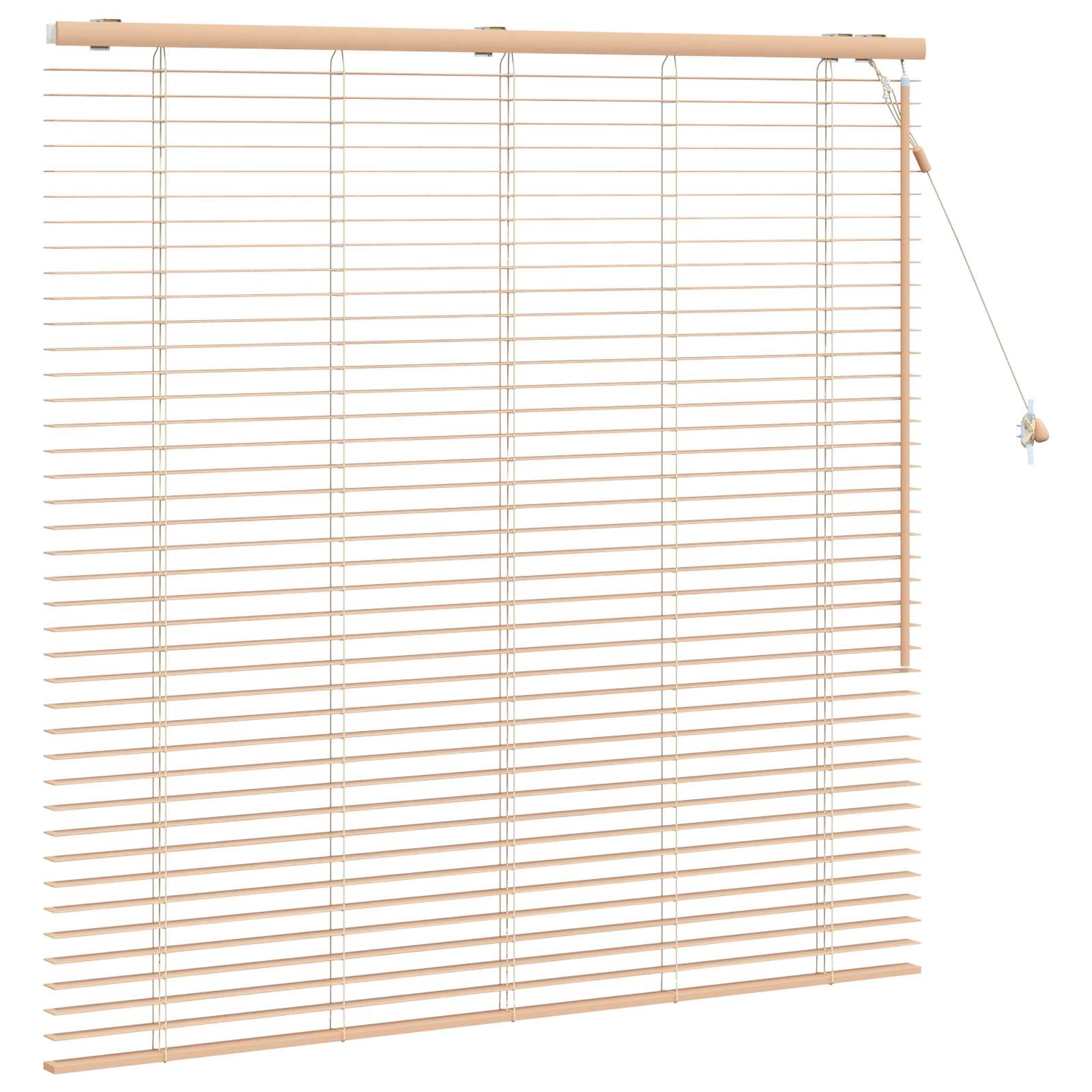 Jaloezie Eiken Look 135 x 130 cm 35 mm Massief Paulowniahout is nu te koop bij PeponiXL, paradijselijk wonen!