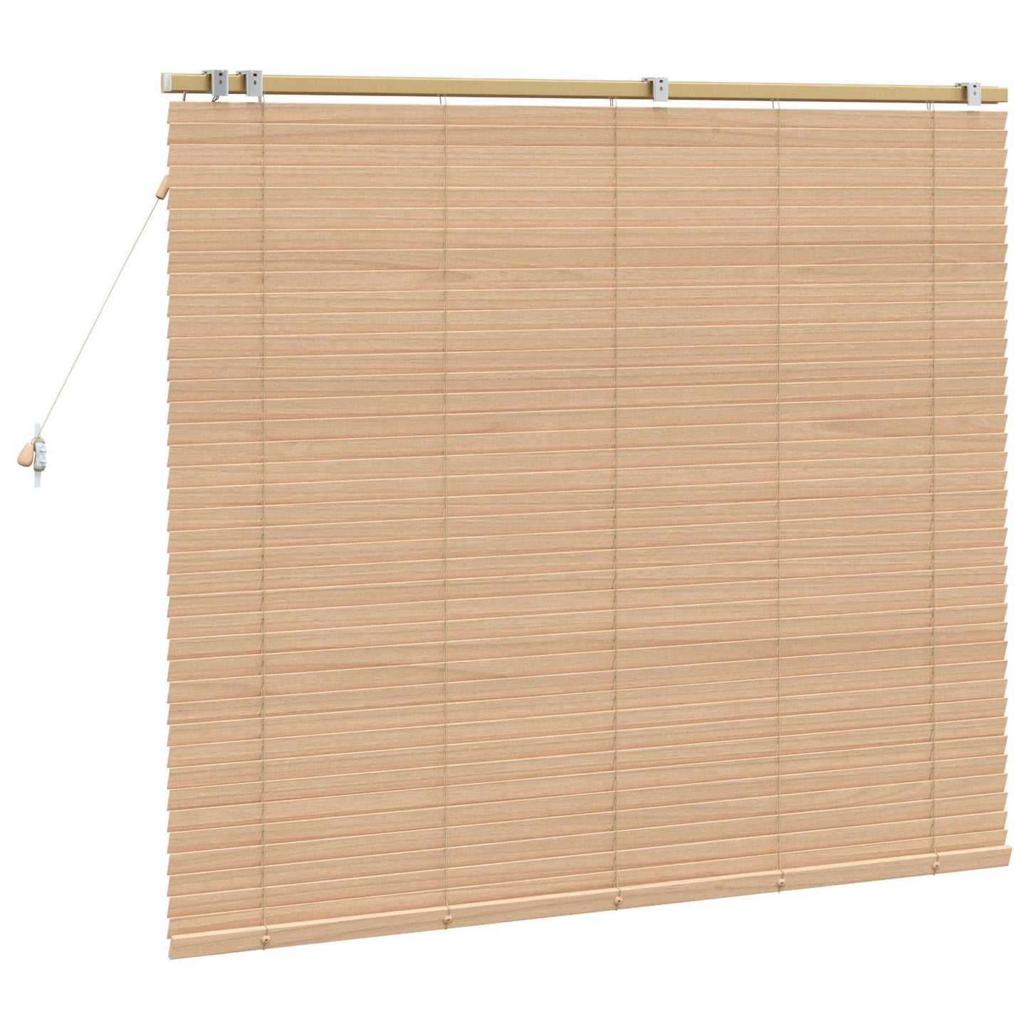 Jaloezie Eiken Look 155 x 130 cm 35 mm Massief Paulowniahout is nu te koop bij PeponiXL, paradijselijk wonen!