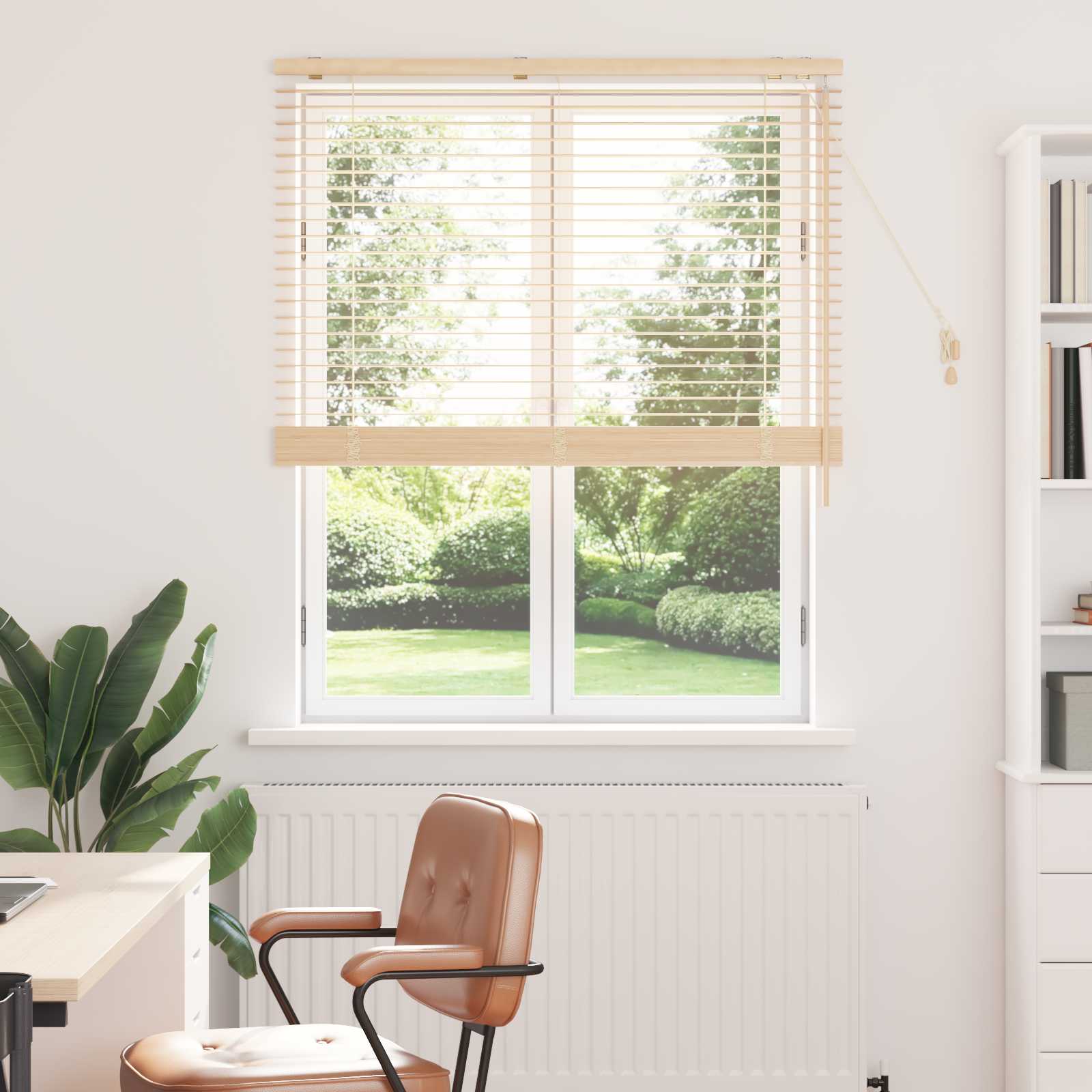 Jaloezie Eiken Look 110 x 160 cm 35 mm Massief Paulowniahout is nu te koop bij PeponiXL, paradijselijk wonen!