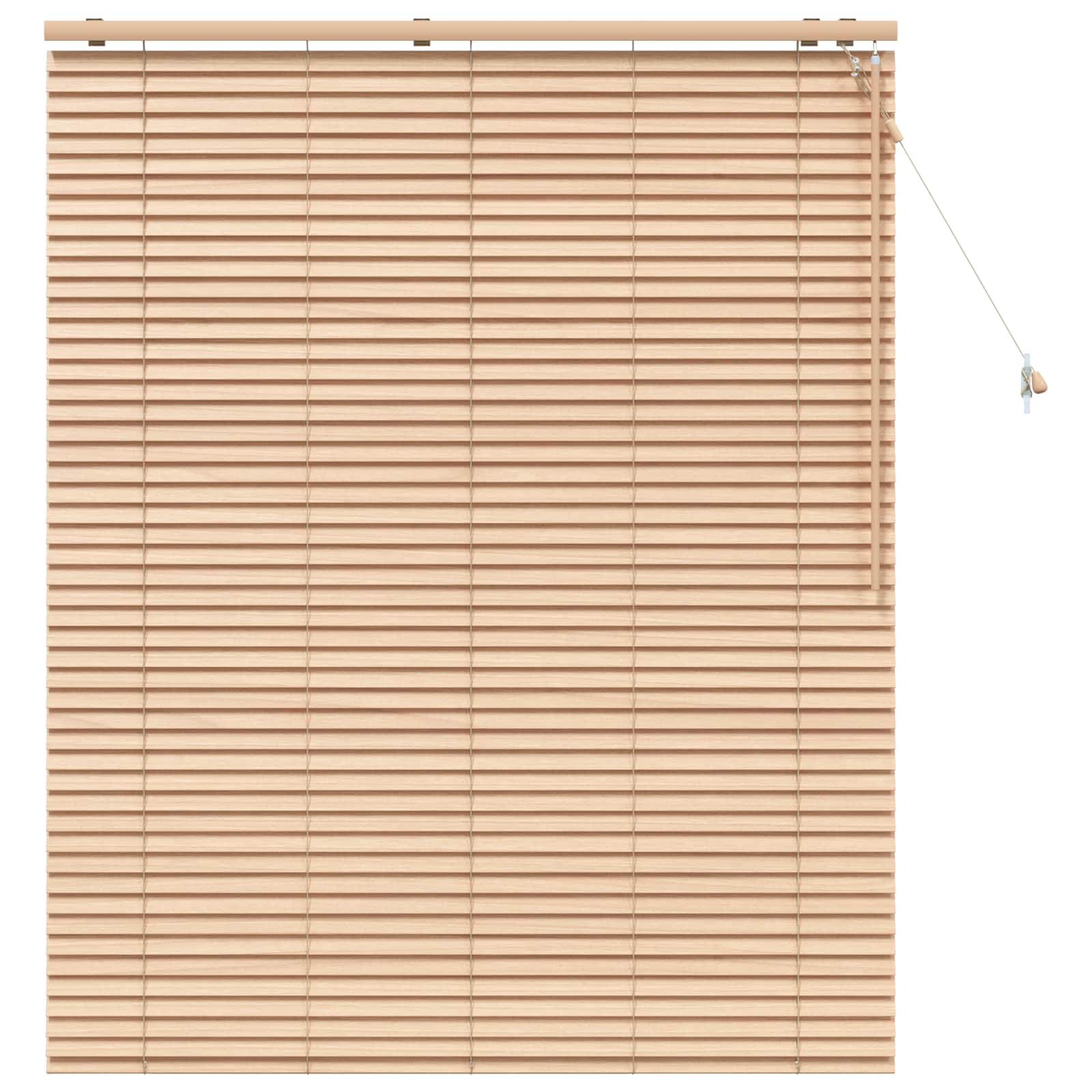 Jaloezie Eiken Look 125 x 160 cm 35 mm Massief Paulowniahout is nu te koop bij PeponiXL, paradijselijk wonen!