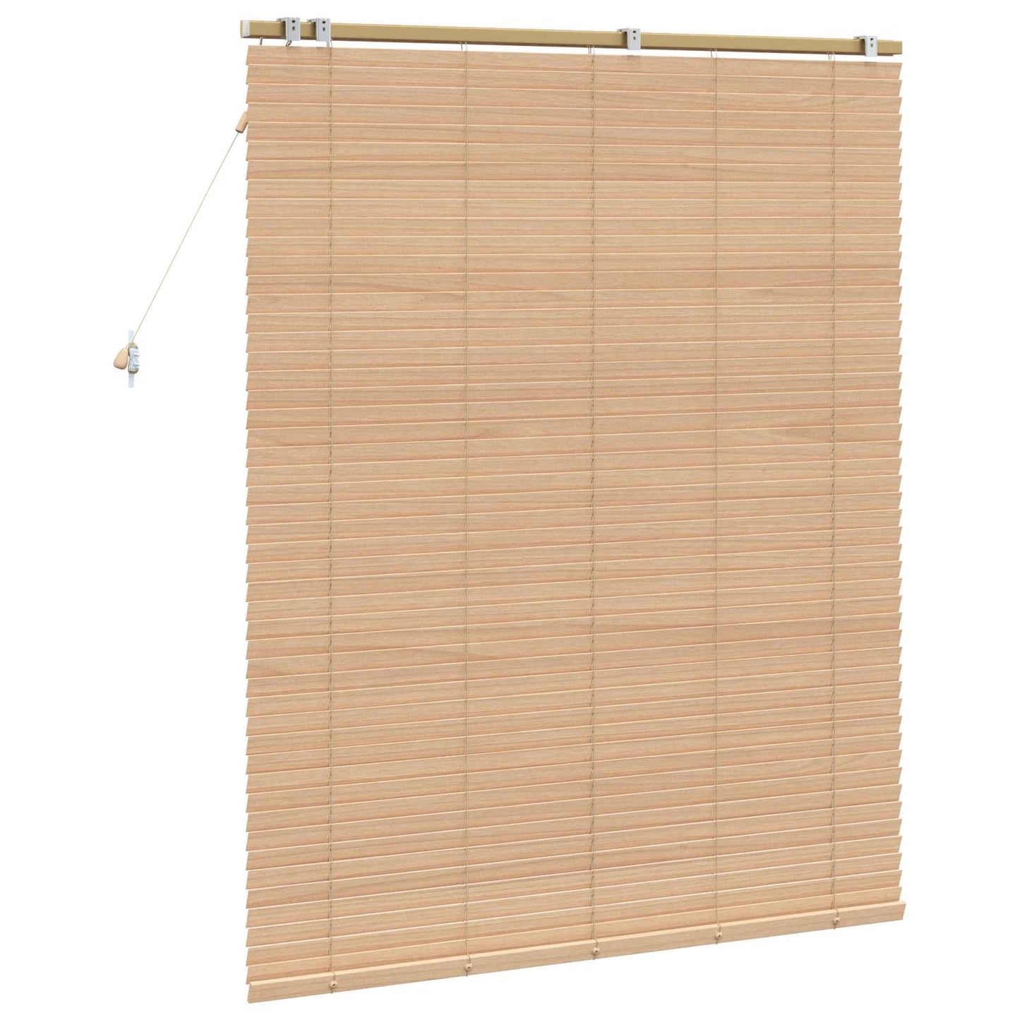 Jaloezie Eiken Look 140 x 160 cm 35 mm Massief Paulowniahout is nu te koop bij PeponiXL, paradijselijk wonen!