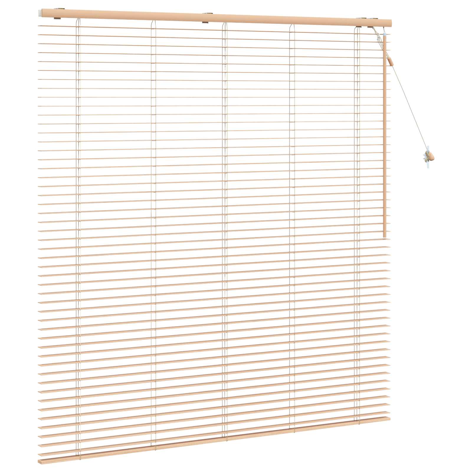 Jaloezie Eiken Look 145 x 160 cm 35 mm Massief Paulowniahout is nu te koop bij PeponiXL, paradijselijk wonen!