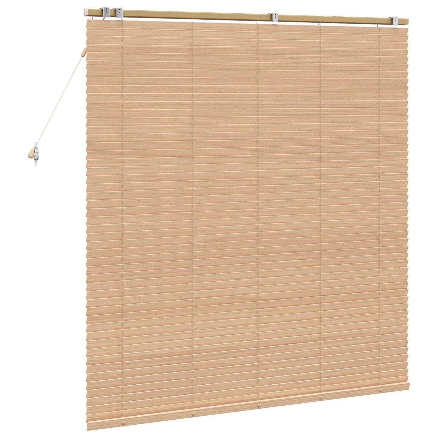 Jaloezie Eiken Look 150 x 160 cm 35 mm Massief Paulowniahout is nu te koop bij PeponiXL, paradijselijk wonen!