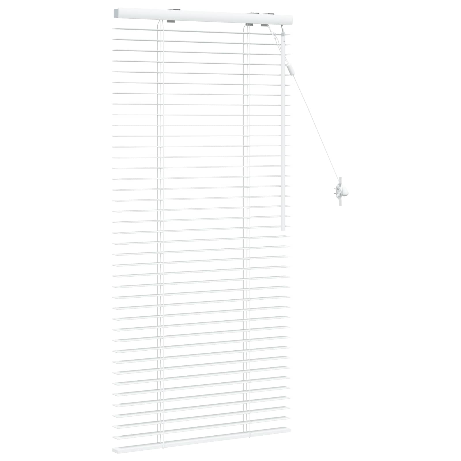 Jaloezie Wit 60 x 130 cm 35 mm Massief Paulowniahout is nu te koop bij PeponiXL, paradijselijk wonen!