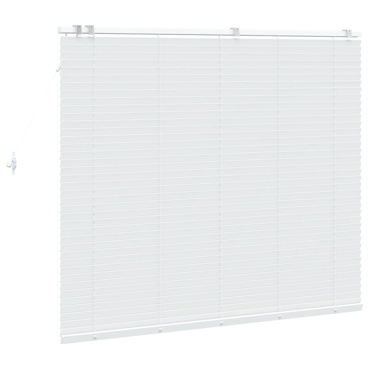 Jaloezie Wit 145 x 130 cm 35 mm Massief Paulowniahout is nu te koop bij PeponiXL, paradijselijk wonen!