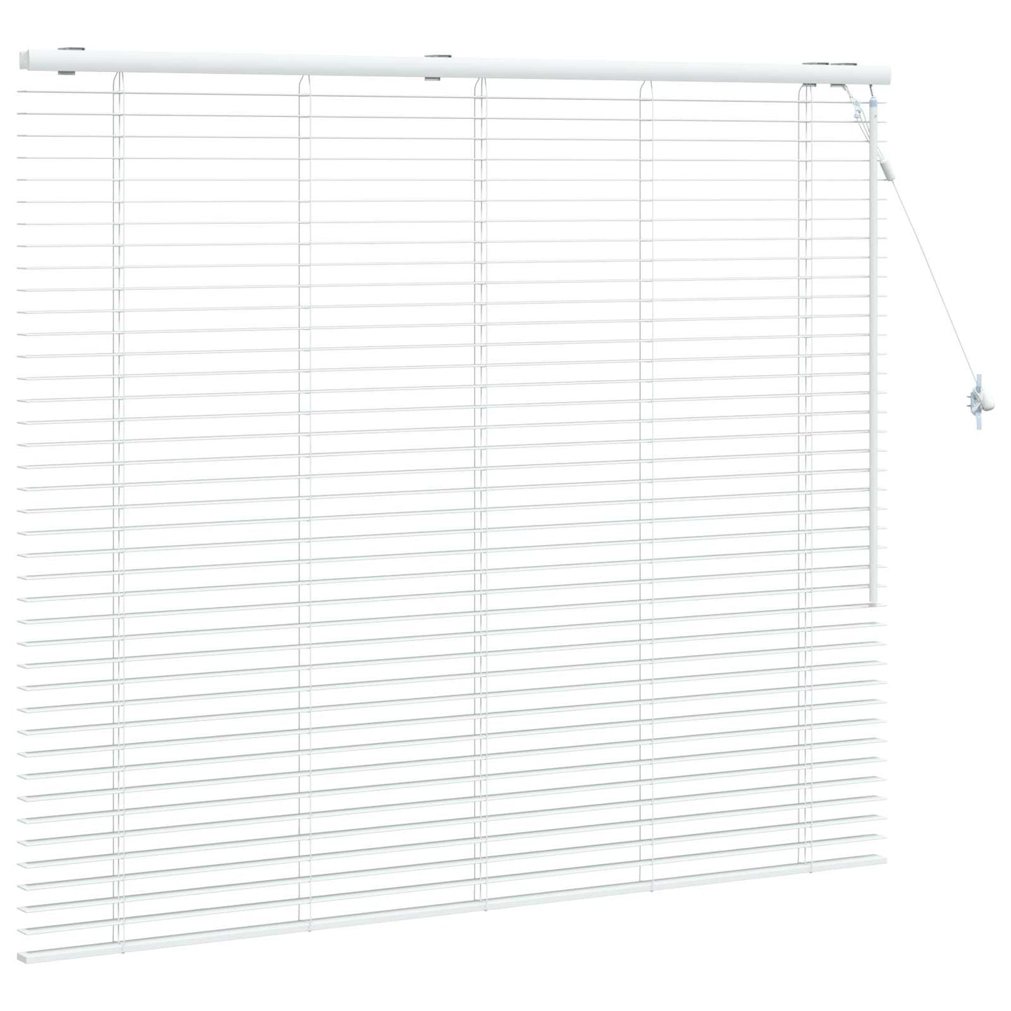 Jaloezie Wit 150 x 130 cm 35 mm Massief Paulowniahout is nu te koop bij PeponiXL, paradijselijk wonen!