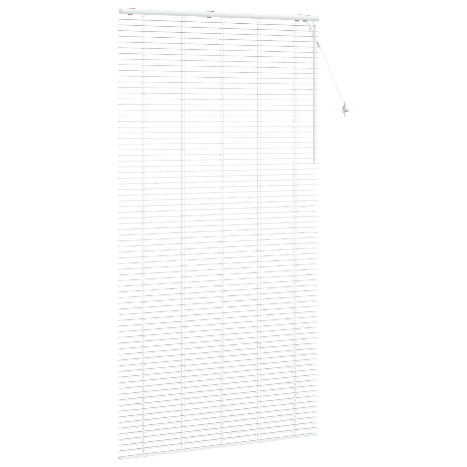 Jaloezie Wit 130 x 250 cm 35 mm Massief Paulowniahout is nu te koop bij PeponiXL, paradijselijk wonen!