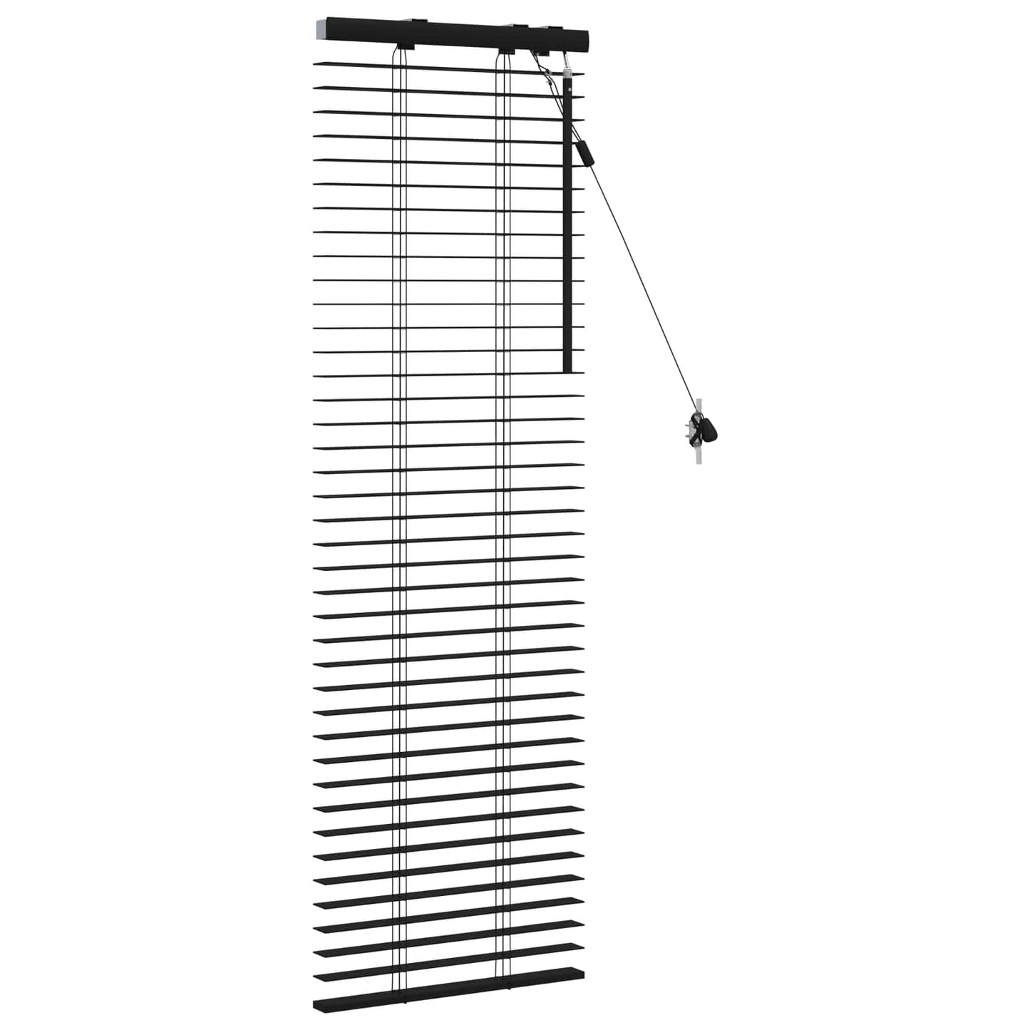 Jaloezie Zwart 40 x 130 cm 35 mm Massief Paulowniahout is nu te koop bij PeponiXL, paradijselijk wonen!