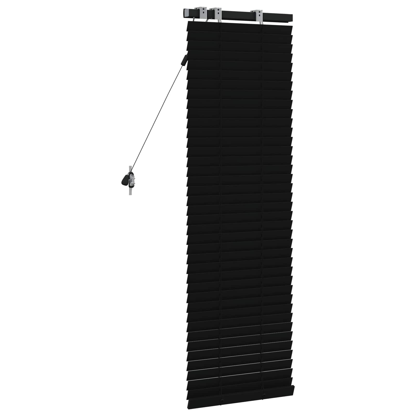 Jaloezie Zwart 45 x 130 cm 35 mm Massief Paulowniahout is nu te koop bij PeponiXL, paradijselijk wonen!