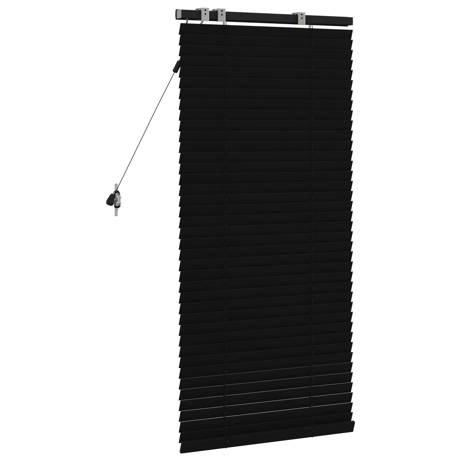 Jaloezie Zwart 55 x 130 cm 35 mm Massief Paulowniahout is nu te koop bij PeponiXL, paradijselijk wonen!