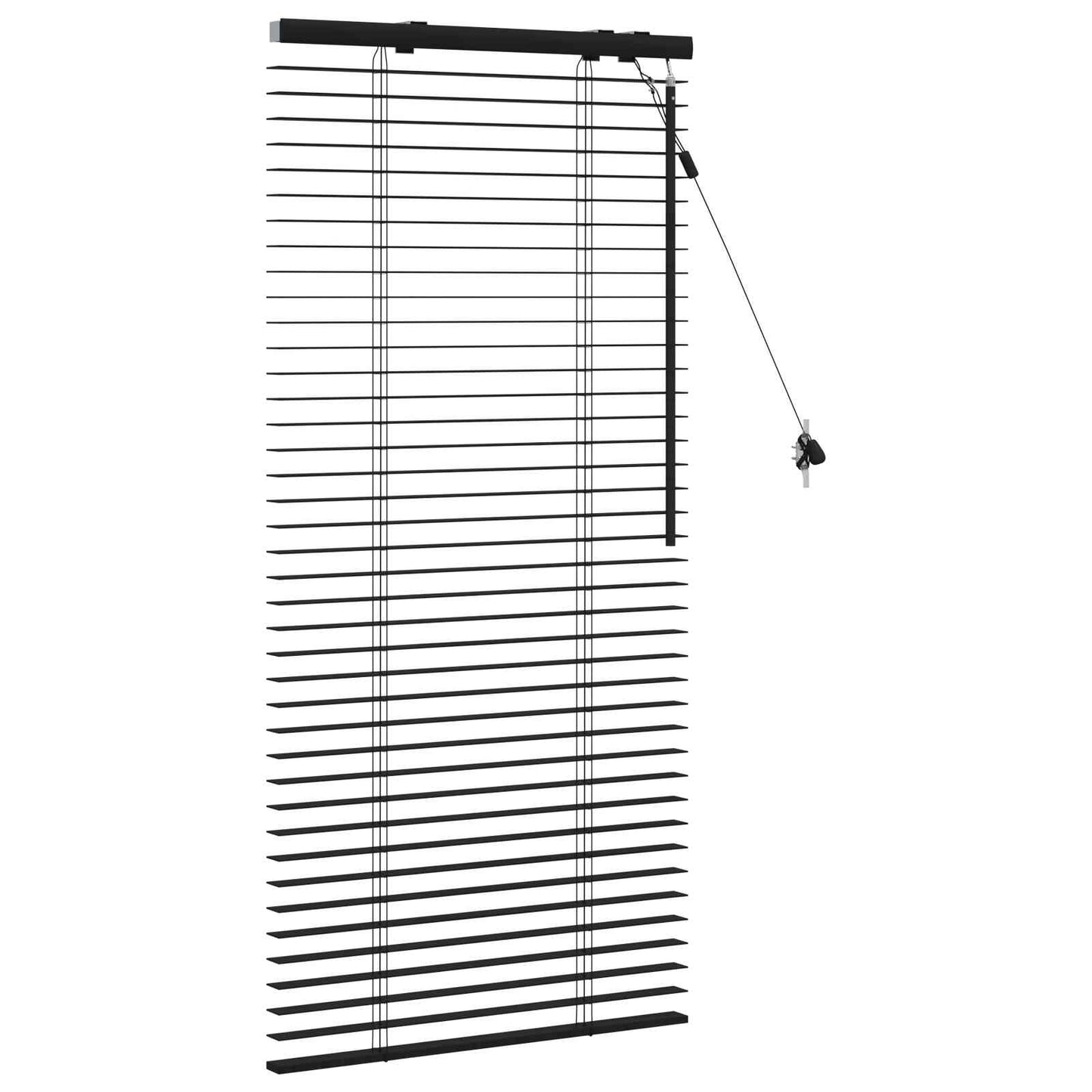 Jaloezie Zwart 65 x 130 cm 35 mm Massief Paulowniahout is nu te koop bij PeponiXL, paradijselijk wonen!
