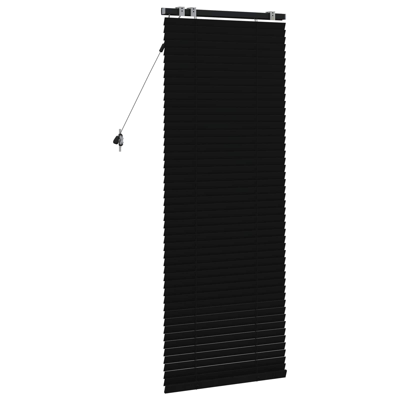 Jaloezie Zwart 60 x 160 cm 35 mm Massief Paulowniahout is nu te koop bij PeponiXL, paradijselijk wonen!