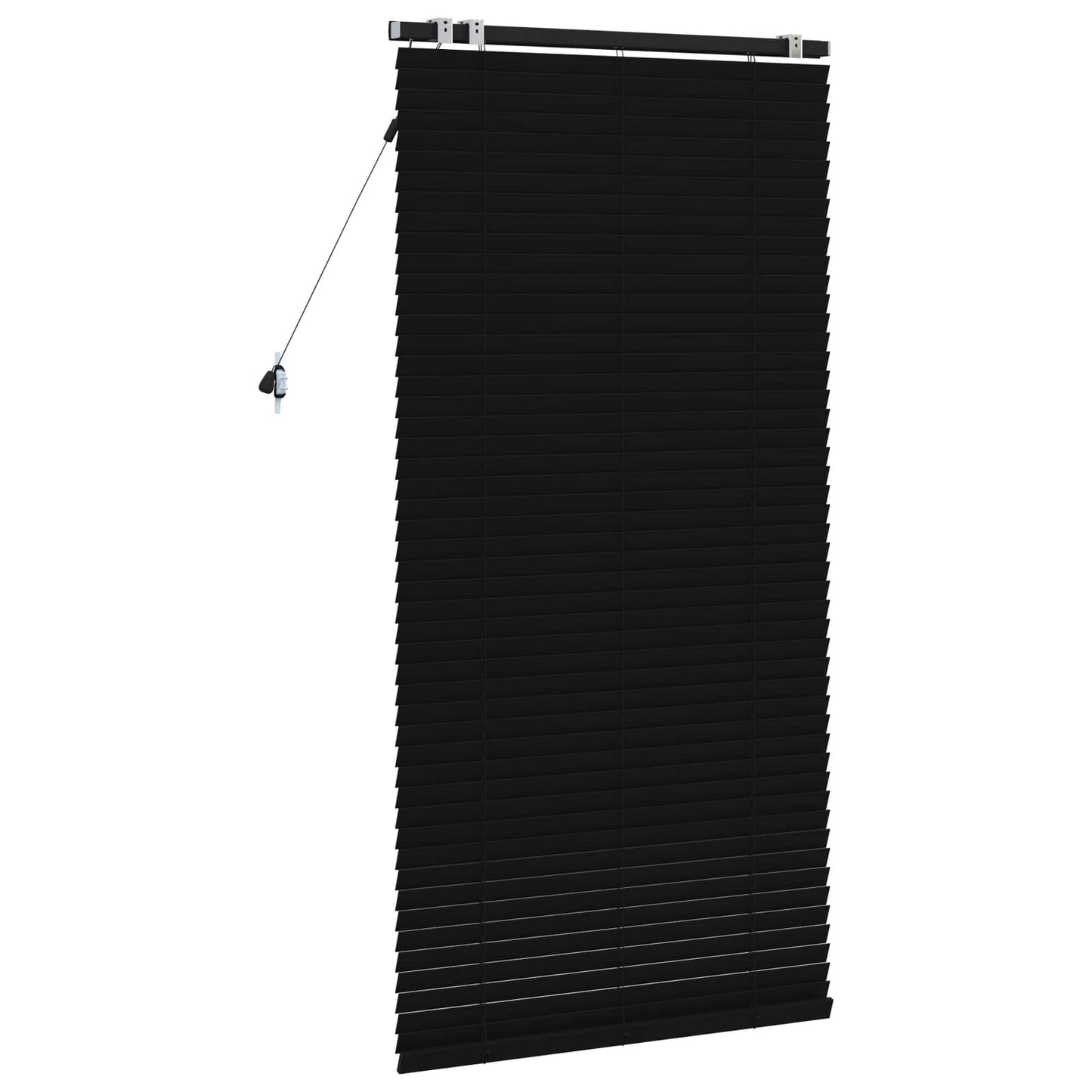 Jaloezie Zwart 75 x 160 cm 35 mm Massief Paulowniahout is nu te koop bij PeponiXL, paradijselijk wonen!