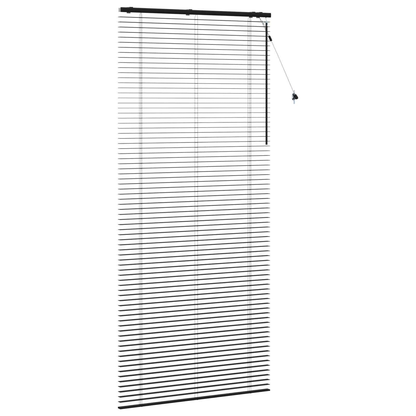 Jaloezie Zwart 105 x 250 cm 35 mm Massief Paulowniahout is nu te koop bij PeponiXL, paradijselijk wonen!