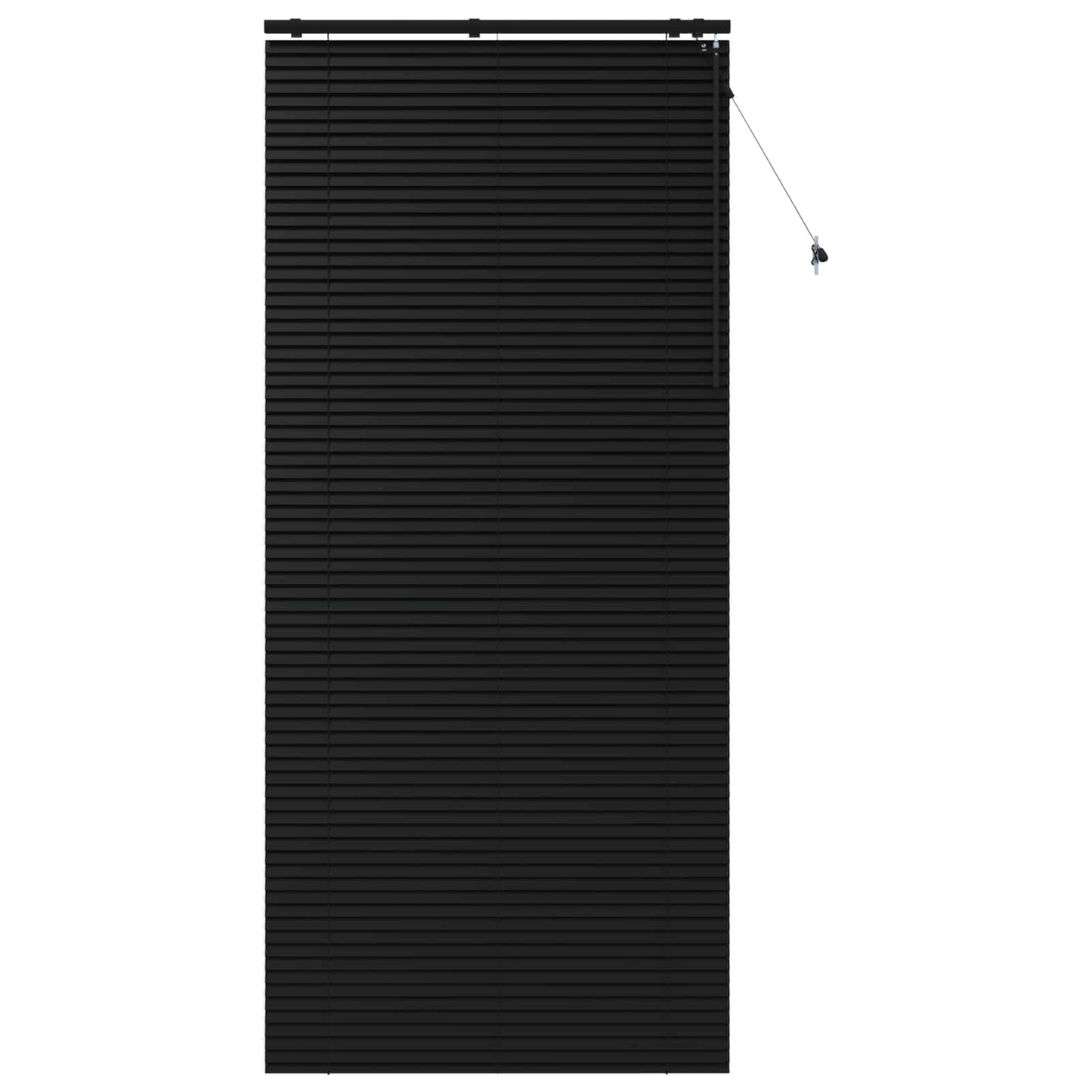 Jaloezie Zwart 110 x 250 cm 35 mm Massief Paulowniahout is nu te koop bij PeponiXL, paradijselijk wonen!