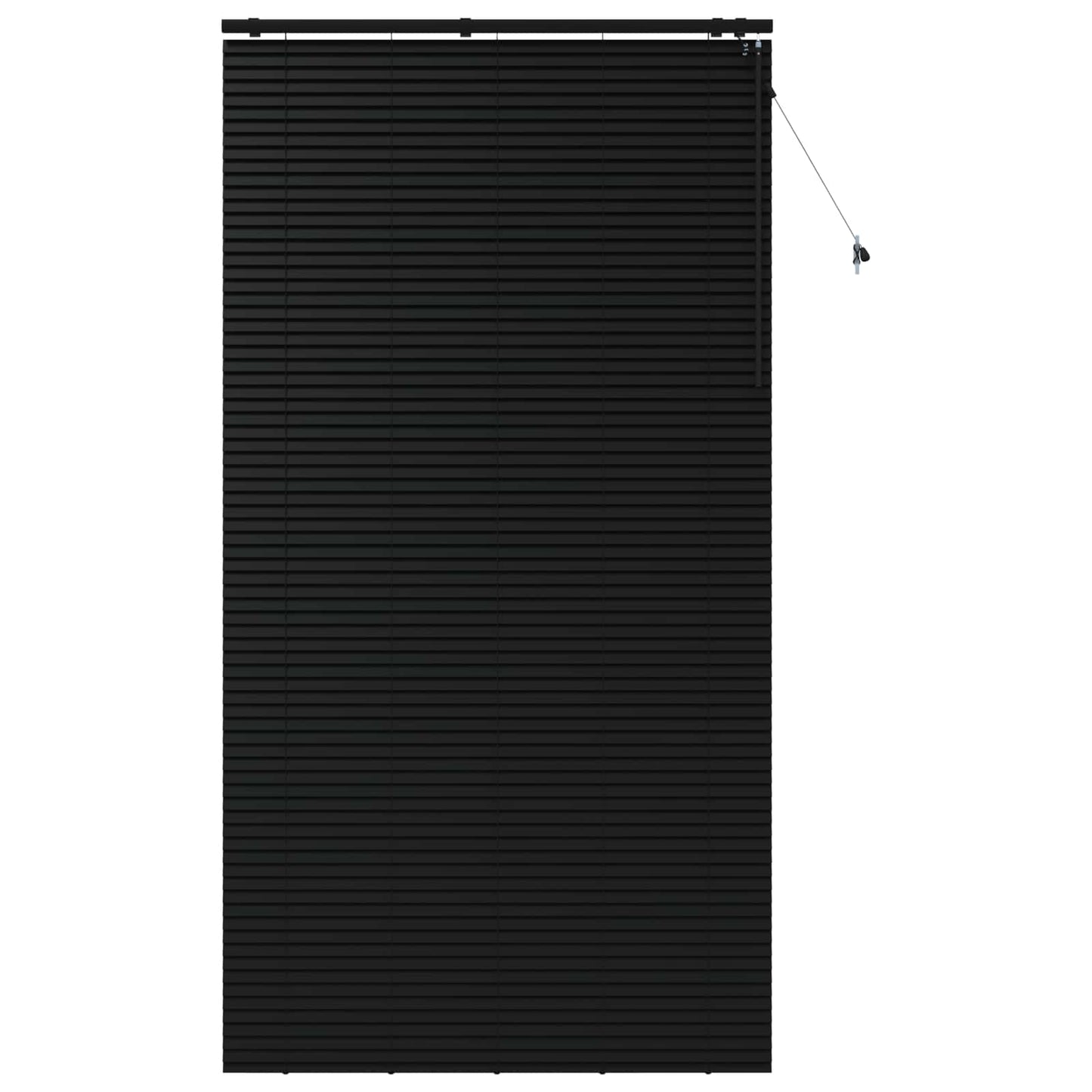 Jaloezie Zwart 130 x 250 cm 35 mm Massief Paulowniahout is nu te koop bij PeponiXL, paradijselijk wonen!