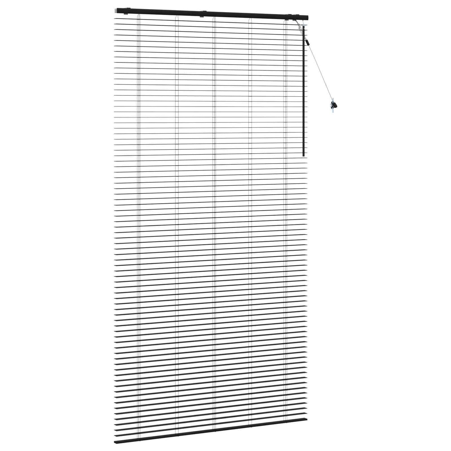 Jaloezie Zwart 140 x 250 cm 35 mm Massief Paulowniahout is nu te koop bij PeponiXL, paradijselijk wonen!