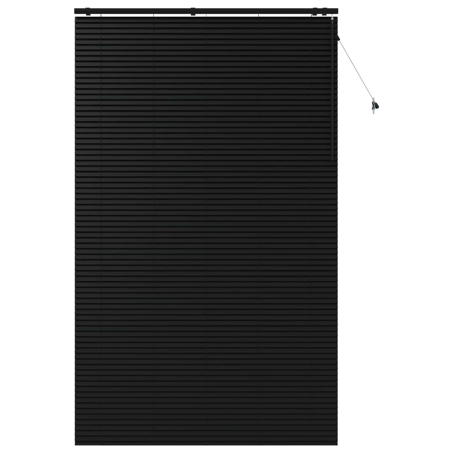 Jaloezie Zwart 155 x 250 cm 35 mm Massief Paulowniahout is nu te koop bij PeponiXL, paradijselijk wonen!