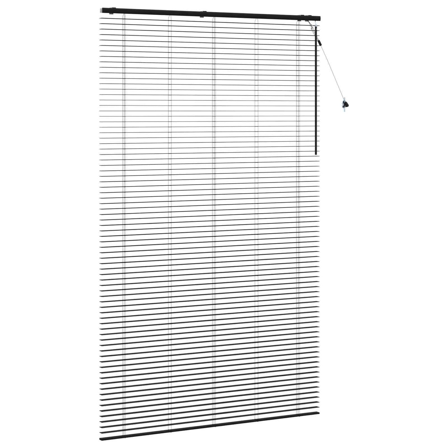 Jaloezie Zwart 160 x 250 cm 35 mm Massief Paulowniahout is nu te koop bij PeponiXL, paradijselijk wonen!