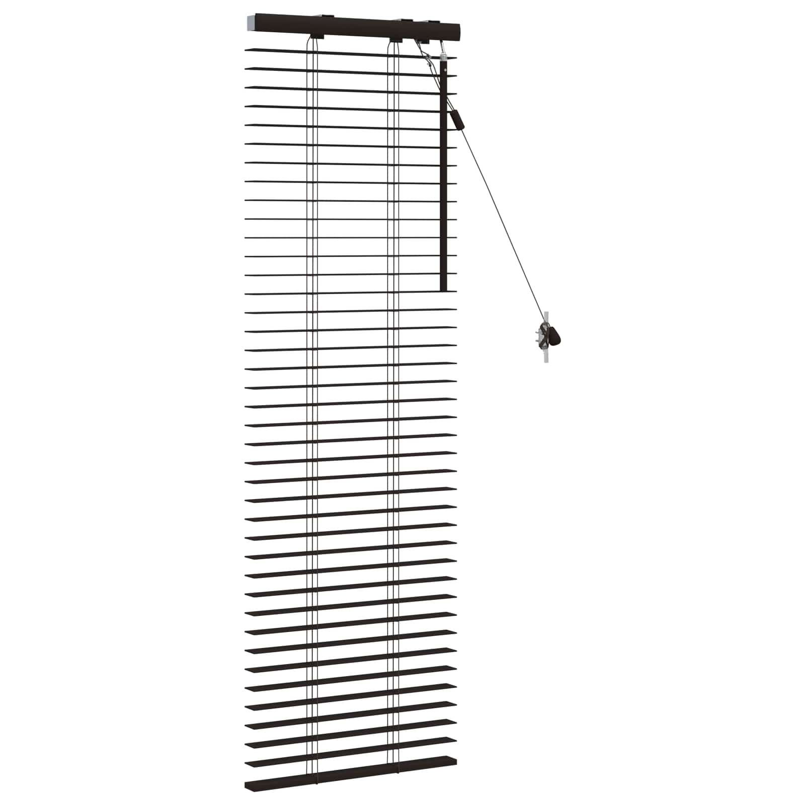 Jaloezie Donkerbruin 45 x 130 cm 35 mm Massief Paulowniahout is nu te koop bij PeponiXL, paradijselijk wonen!
