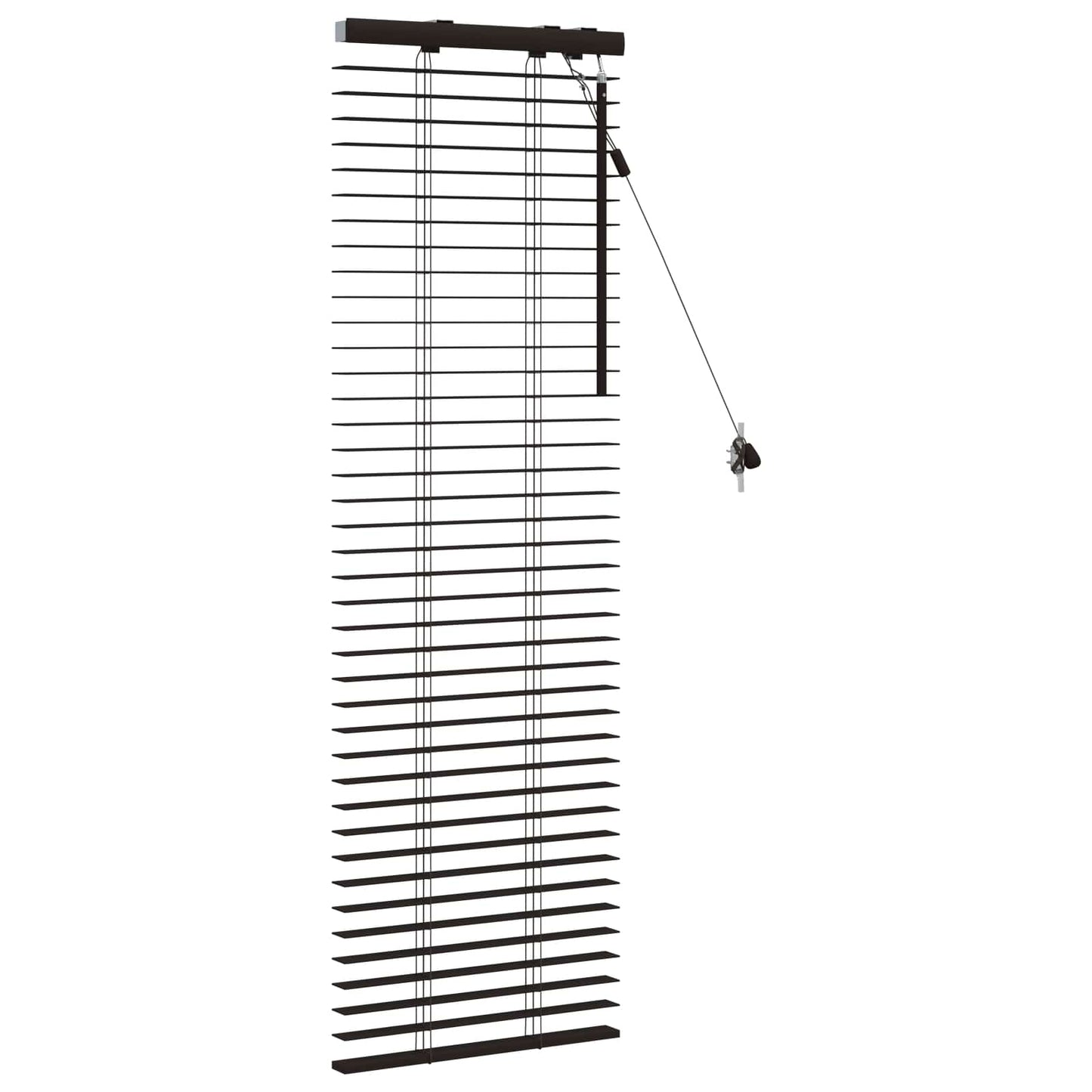 Jaloezie Donkerbruin 50 x 130 cm 35 mm Massief Paulowniahout is nu te koop bij PeponiXL, paradijselijk wonen!