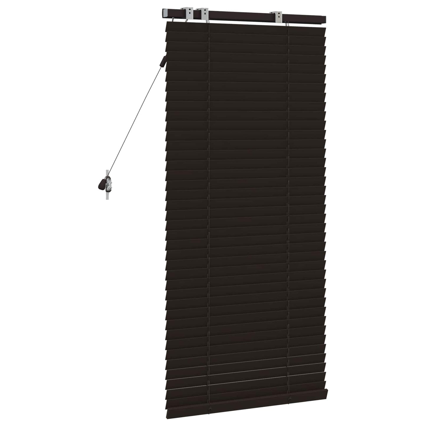 Jaloezie Donkerbruin 55 x 130 cm 35 mm Massief Paulowniahout is nu te koop bij PeponiXL, paradijselijk wonen!