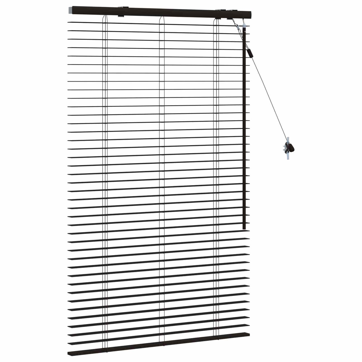 Jaloezie Donkerbruin 85 x 130 cm 35 mm Massief Paulowniahout is nu te koop bij PeponiXL, paradijselijk wonen!