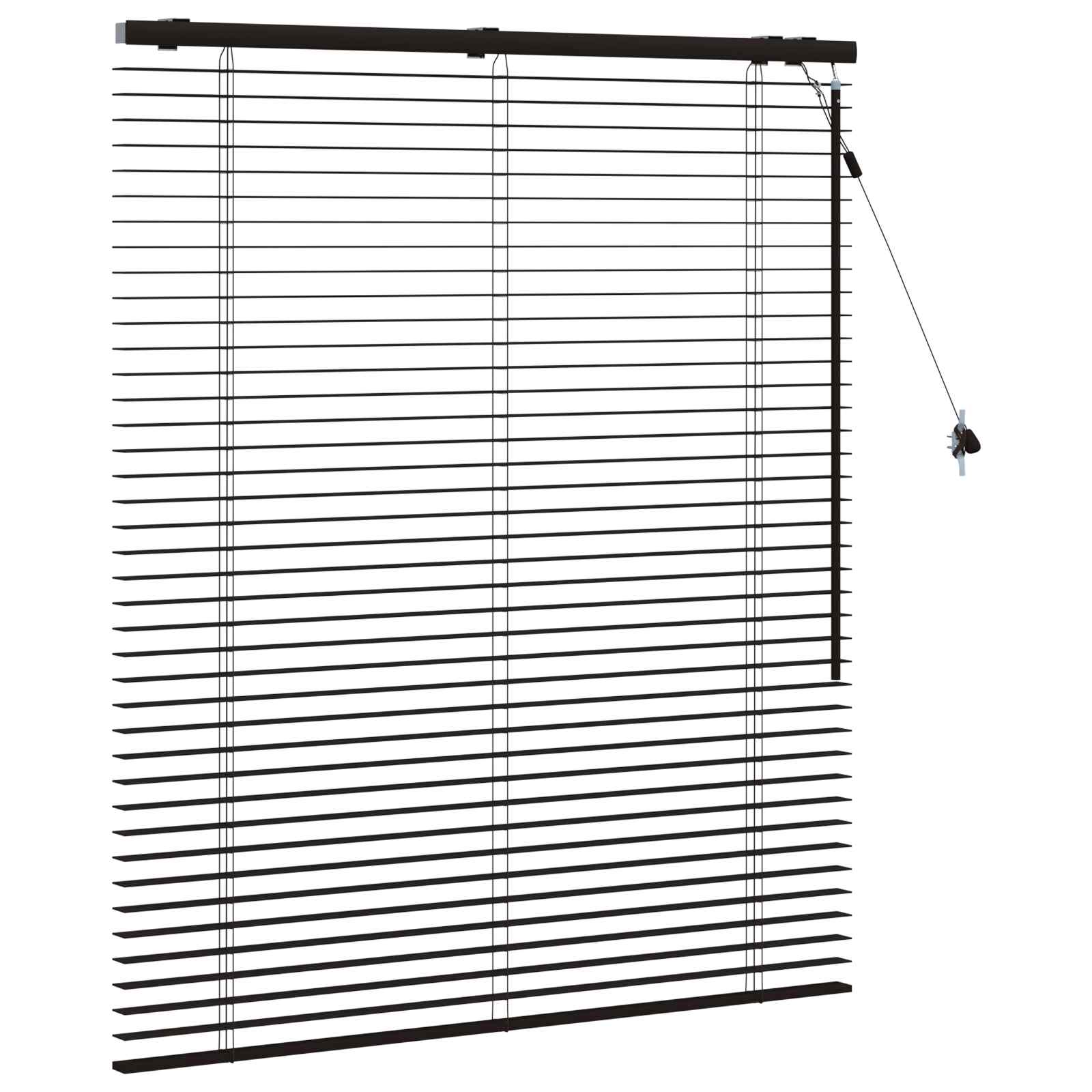 Jaloezie Donkerbruin 105 x 130 cm 35 mm Massief Paulowniahout is nu te koop bij PeponiXL, paradijselijk wonen!