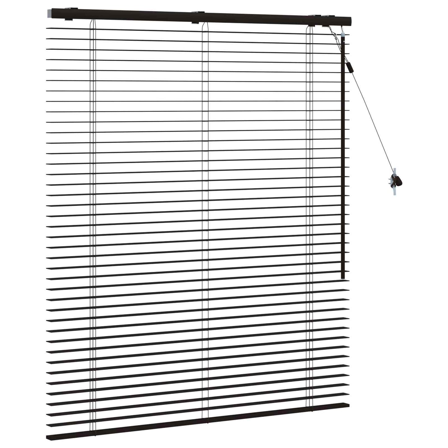 Jaloezie Donkerbruin 110 x 130 cm 35 mm Massief Paulowniahout is nu te koop bij PeponiXL, paradijselijk wonen!