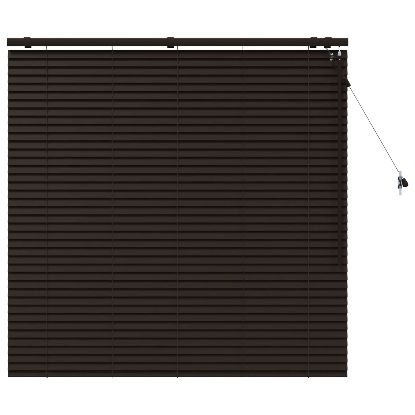 Jaloezie Donkerbruin 140 x 130 cm 35 mm Massief Paulowniahout is nu te koop bij PeponiXL, paradijselijk wonen!