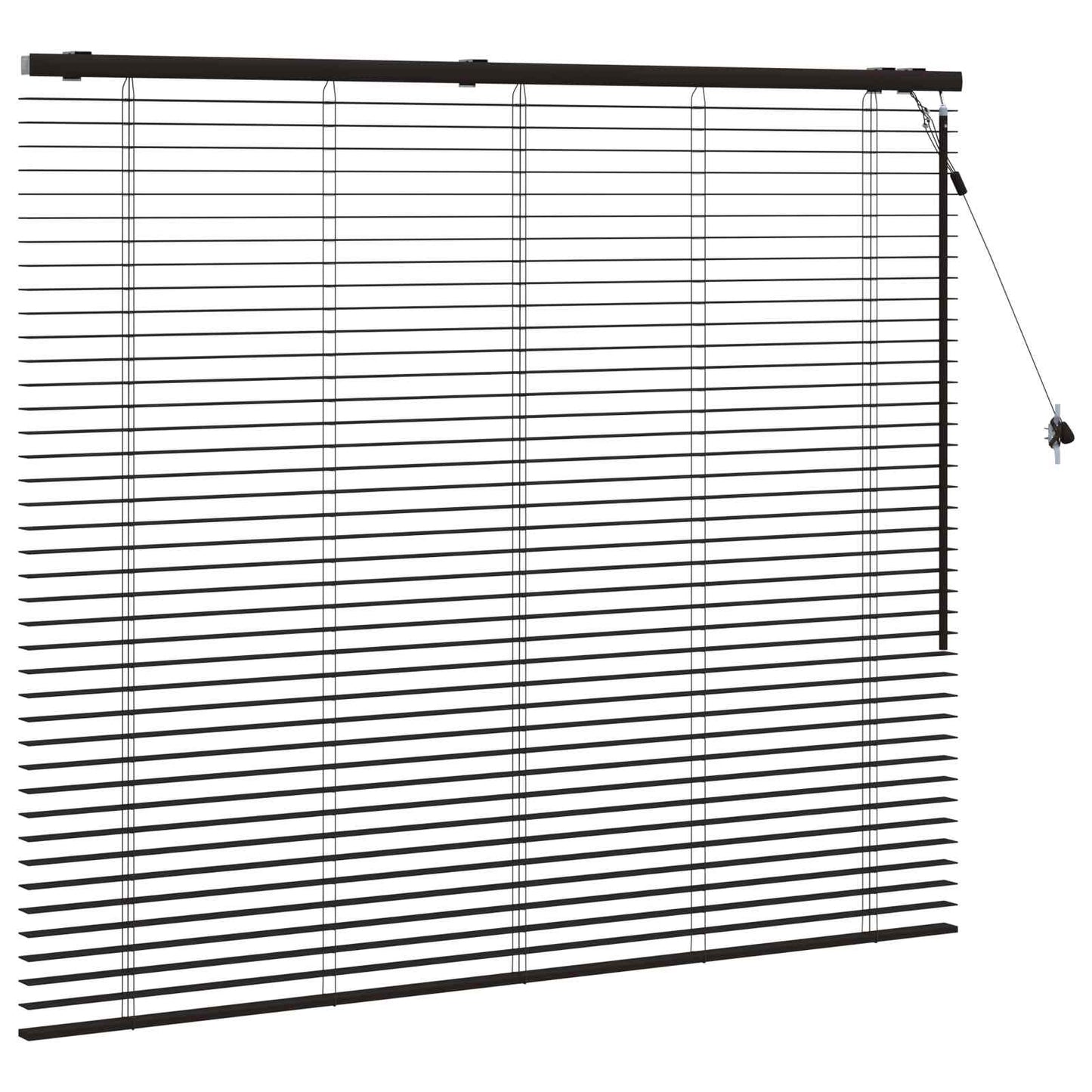 Jaloezie Donkerbruin 150 x 130 cm 35 mm Massief Paulowniahout is nu te koop bij PeponiXL, paradijselijk wonen!