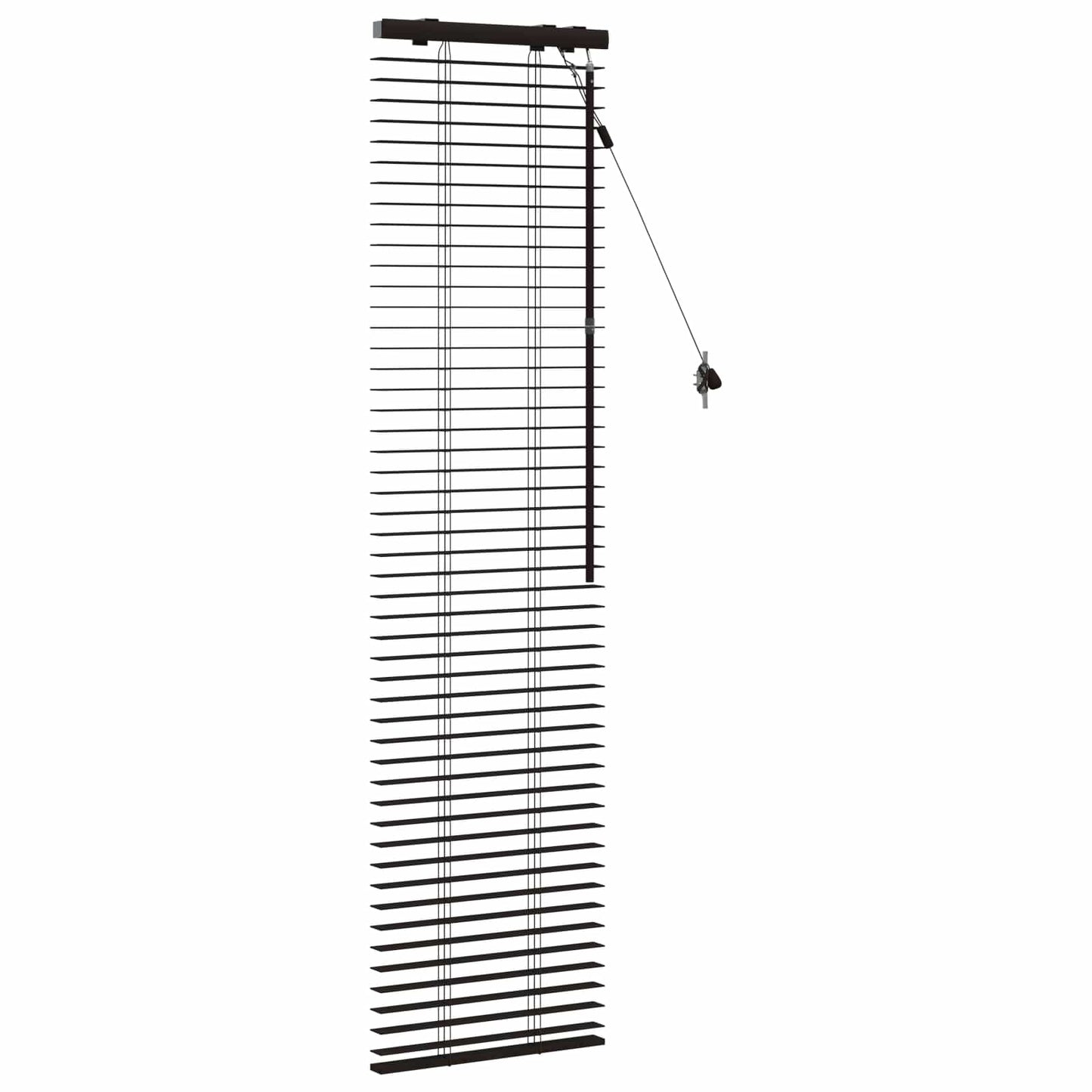 Jaloezie Donkerbruin 45 x 160 cm 35 mm Massief Paulowniahout is nu te koop bij PeponiXL, paradijselijk wonen!